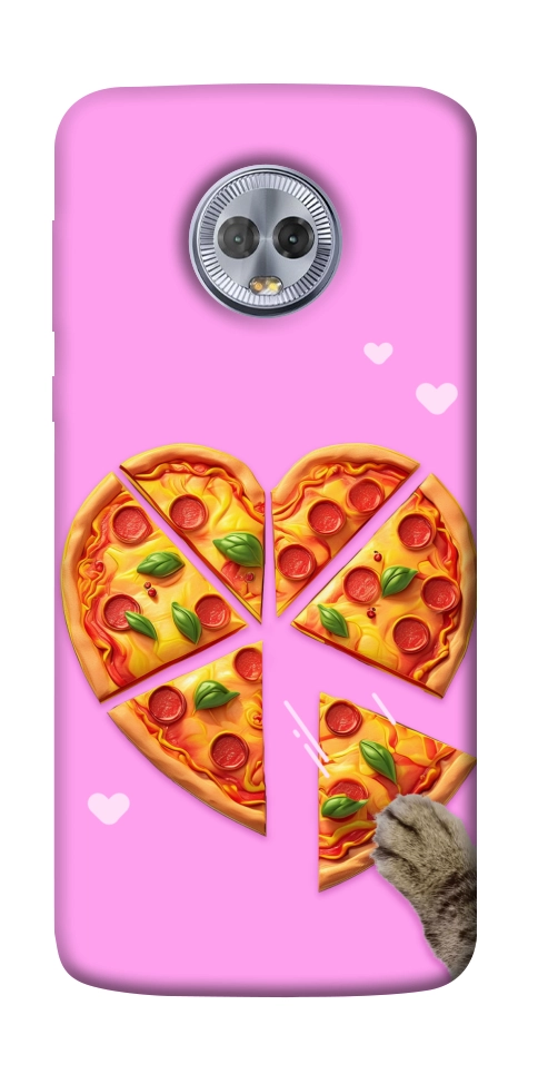 Чехол Pizza Love для Motorola Moto G6 Plus