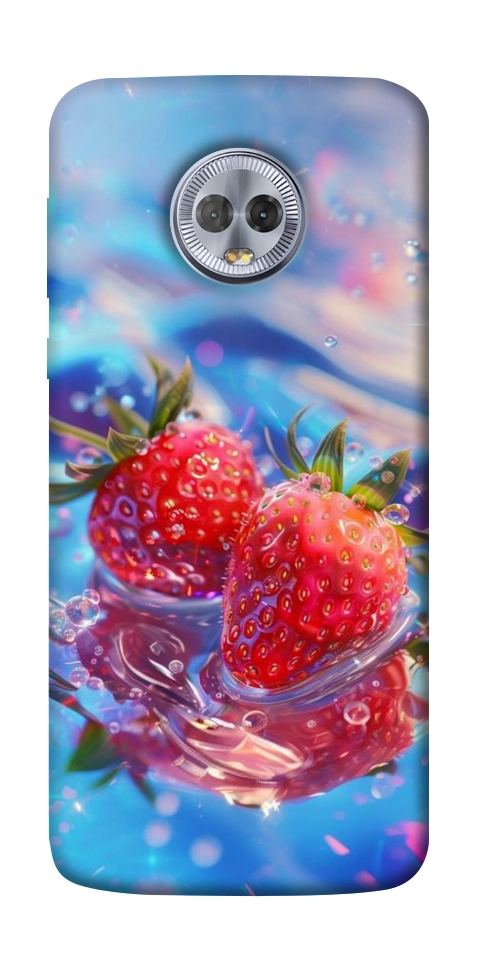 Чехол Red Strawberry для Motorola Moto G6 Plus