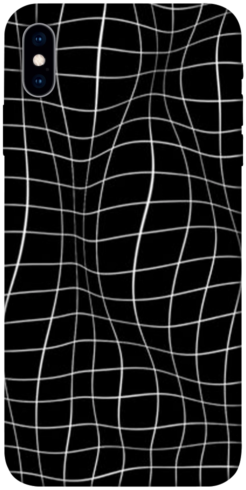 Чехол Warped grid для iPhone X