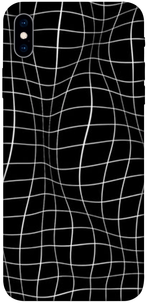 Чехол Warped grid для iPhone XS Max