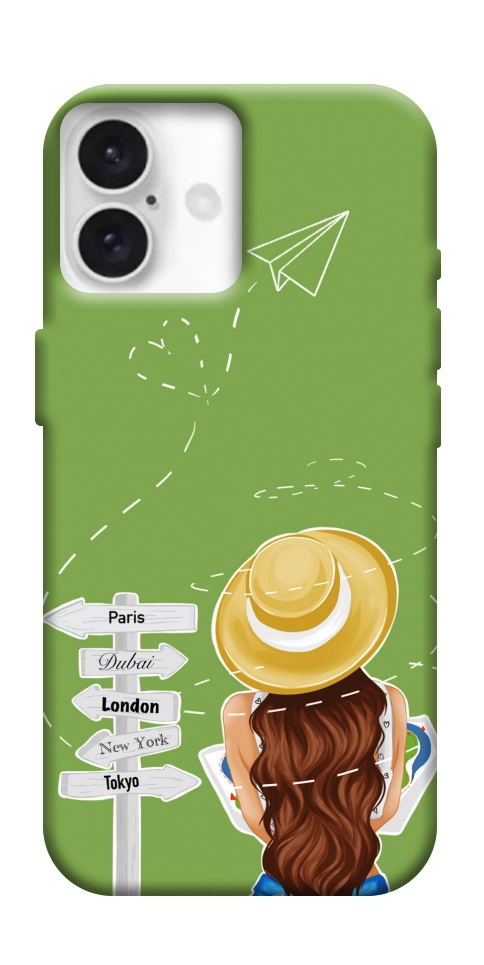 Чехол Travel girl для iPhone 16