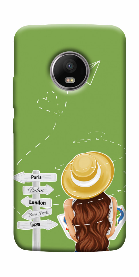 Чехол Travel girl для Motorola Moto G5 Plus