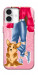 Чехол Girl and corgi для iPhone 16