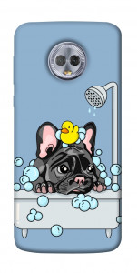 Чехол Dog in shower для Motorola Moto G6 Plus