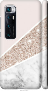 Чехол на Xiaomi Mi 10 Ultra Пастельный мрамор 4342m-2064 (Серый)
