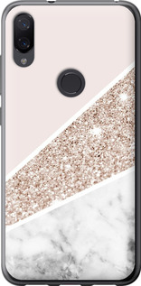 Чехол на Xiaomi Mi Play Пастельний мармур 4342t-1644 (Сірий)