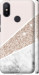 Чехол на Xiaomi Mi A2 Пастельный мрамор 4342m-1481 (Серый)