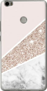 Чехол на Xiaomi Mi Max Пастельный мрамор 4342u-275 (Серый)
