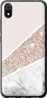 Чехол на Xiaomi Redmi 7A Пастельный мрамор 4342u-1716 (Серый)