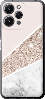 Чохол на Xiaomi Redmi 12 Пастельний мармур 4342u-3114 (Сірий)