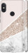 Чохол на Xiaomi Redmi Note 5 Пастельний мармур 4342m-1516 (Сірий)