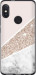 Чохол на Xiaomi Redmi Note 5 Пастельний мармур 4342t-1516 (Сірий)