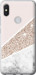 Чехол на Xiaomi Redmi S2 Пастельный мрамор 4342t-1494 (Серый)
