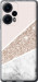 Чехол на Xiaomi Poco F5 Пастельный мрамор 4342u-3170 (Серый)