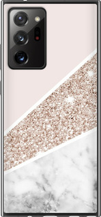 Чехол на Samsung Galaxy Note 20 Ultra Пастельный мрамор 4342t-2051 (Серый)