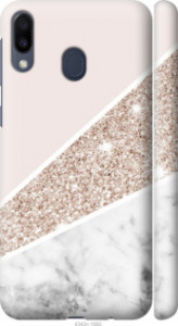 Чехол на Samsung Galaxy M20 Пастельный мрамор 4342m-1660 (Серый)