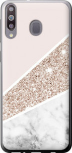 Чохол для Samsung Galaxy M30 Пастельний мармур 4342u-1682 (Сірий)