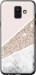 Чехол на Samsung Galaxy A6 2018 Пастельный мрамор 4342t-1480 (Серый)