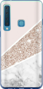 Чехол на Samsung Galaxy A9 (2018) Пастельный мрамор 4342u-1503 (Серый)