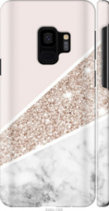 Чехол на Samsung Galaxy S9 Пастельный мрамор 4342m-1355 (Серый)