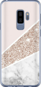 Чехол на Samsung Galaxy S9 Plus Пастельный мрамор 4342u-1365 (Серый)
