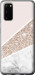 Чехол на Samsung Galaxy S20 Пастельный мрамор 4342t-1824 (Серый)