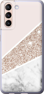 Чохол на Samsung Galaxy S21 Пастельний мармур 4342u-2114 (Сірий)