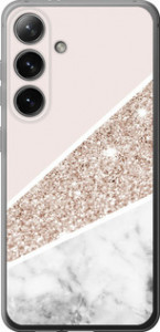 Чехол на Samsung Galaxy S24 Пастельный мрамор 4342u-3390 (Серый)