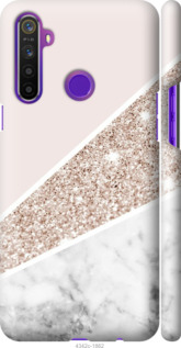 Чехол на Realme 6i Пастельный мрамор 4342m-2059 (Серый)