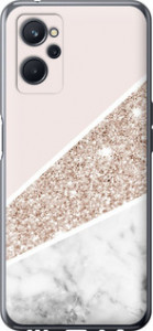 Чехол на Realme 9i Пастельный мрамор 4342u-2705 (Серый)
