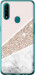 Чехол на Oppo A31 Пастельный мрамор 4342t-1074 (Серый)