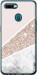 Чехол на Oppo A12 Пастельный мрамор 4342t-2557 (Серый)