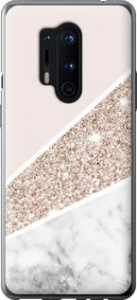 Чехол на OnePlus 8 Pro Пастельный мрамор 4342u-1896 (Серый)