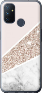 Чехол на OnePlus Nord N100 Пастельный мрамор 4342u-2130 (Серый)
