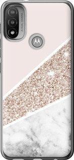Чохол на Motorola E20 Пастельний мармур 4342u-2509 (Сірий)