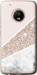 Чохол на Motorola Moto G5 PLUS Пастельний мармур 4342t-1038 (Сірий)