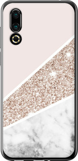 Чохол на Meizu 16S Пастельний мармур 4342u-1701 (Сірий)