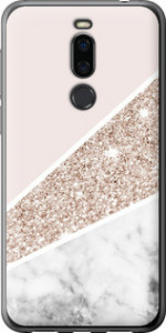 Чехол на Meizu X8 Пастельный мрамор 4342u-1601 (Серый)