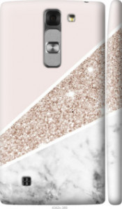 Чехол на LG G4c H522y Пастельный мрамор 4342c-389 (Серый)