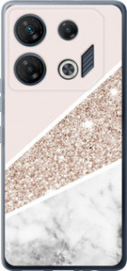 Чохол на Infinix GT 10 pro Пастельний мармур 4342u-3172 (Сірий)