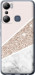 Чехол на Infinix Hot 20i Пастельный мрамор 4342u-2964 (Серый)