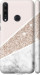 Чохол на Huawei Y6p Пастельний мармур 4342m-1952 (Сірий)