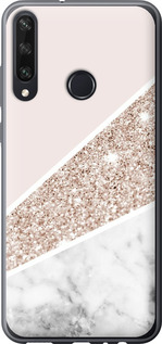 Чохол на Huawei Y6p Пастельний мармур 4342u-1952 (Сірий)