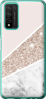 Чохол на Huawei Honor 10X Lite Пастельний мармур 4342u-2198 (Сірий)