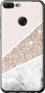 Чохол на Huawei Honor 9 Lite Пастельний мармур 4342t-1359 (Сірий)