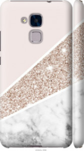 Чехол на Huawei Honor 5C Пастельный мрамор 4342m-356 (Серый) для Huawei GT3