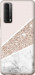 Чехол на Huawei P Smart 2021 Пастельный мрамор 4342u-2100 (Серый)