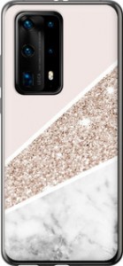 Чохол на Huawei P40 Pro Plus Пастельний мармур 4342u-1917 (Сірий)