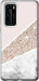 Чехол на Huawei P40 Пастельный мрамор 4342u-1840 (Серый)