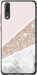 Чехол на Huawei P20 Пастельный мрамор 4342u-1396 (Серый)
